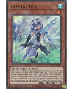 Yugioh - Crystal Girl (Super Rare) (1st Edition) - KICO-EN015 P - Image 1