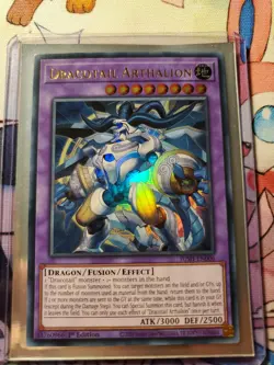 YuGiOh - Dracotail Arthalion - JUSH-EN006 - Ultra Rare - 1st Edition - NM - Image 1