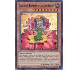 Yugioh Chirubime, Princess of Autumn Leaves (Super Rare) (1st Ed) MP14-EN216 P - Image 1