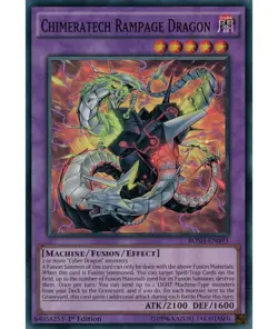 Yugioh - Chimeratech Rampage Dragon (Super Rare) (Unlimited) - BOSH-EN093 P - Image 1