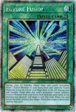 YuGiOh! Future Fusion RA03-EN168 - Platinum Secret Rare 1st Edition NM/M - Image 1