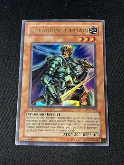 Yugioh! Marauding Captain LOD-018 Ultra Rare 1st Edition NM-Mint - Image 1