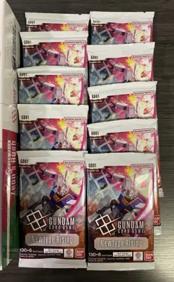 BANDAI Gundam Card Game Zeon’s Rush ST03A Assemble Set & X10 Booster Packs - Image 3