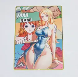 Yamato - One Piece Trading Card Heavy Metal Gold Laser Etched Art Rare Tc3 - Image 1