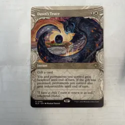 1x Dawn's Truce Foil Showcase Near Mint - English Bloomburrow MTG Magic x1 - Image 3