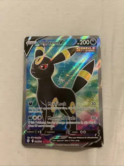 Umbreon V - 188/203 - Pokemon Evolving Skies Sword & Shield Full Art Card NM - Image 1