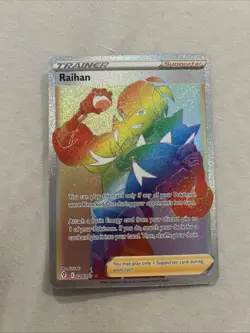 Raihan - 224/203 - Pokemon Evolving Skies Sword & Shield Secret Rare Card NM - Image 1