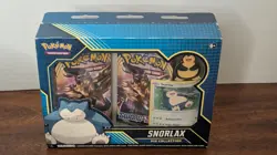 Rare Pokemon Snorlax Pin Collection - 3 Booster Packs Promo Card & Pin Box Set - Image 1