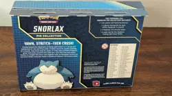 Rare Pokemon Snorlax Pin Collection - 3 Booster Packs Promo Card & Pin Box Set - Image 3
