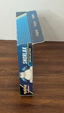 Rare Pokemon Snorlax Pin Collection - 3 Booster Packs Promo Card & Pin Box Set - Image 4