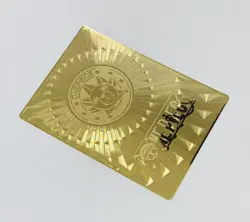 Nami - One Piece Anime Heavy Metal Gold Trading Card Laser Etched Art Tc3 - Image 5