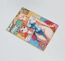 Zoro And Nami - One Piece Trading Card Heavy Metallic Gold Laser Etched Art Tc3 - Image 2
