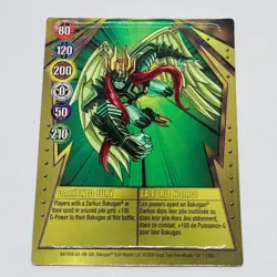 BAKUGAN Battle Brawler Gundalian "DARKENED FURY" Metal Card 11/48b BA1059 Tc3 - Image 1