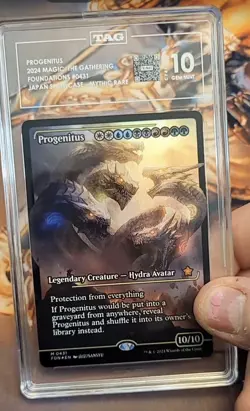 TAG 10 Progenitus - JPN Showcase Foundations, Magic: The Gathering Graded Card - Image 1