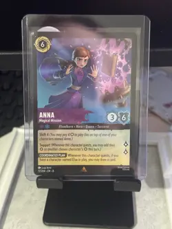 Disney Lorcana Anna Magical Mission 72/204 Reign of Jafar Rare Card - Image 1