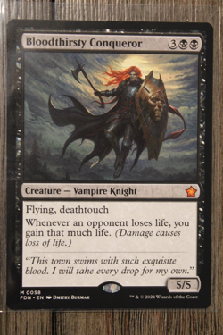 Bloodthirsty Conqueror Foundations Regular MTG TCG Near Mint - Image 2