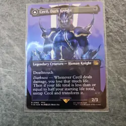 Cecil, Dark Knight /Cecil, Redeemed Paladin - Foil - Borderless, MTG [NM] - Image 1