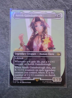 Borderless - Aerith Gainsborough - Freshly Pulled MTG Final Fantasy - Image 1