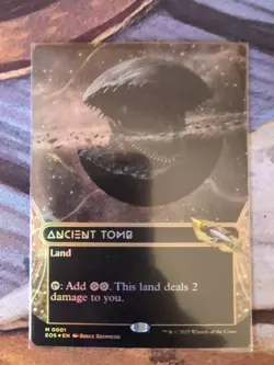 MTG Ancient Tomb (0001) (Borderless) Edge of Eternities: Stellar Sights FOIL ⭐ - Image 1
