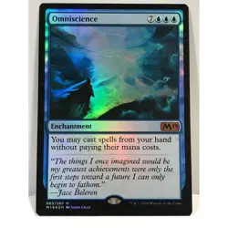 Mtg M19 English Version Foil All-KnowledgeOmniscience - Image 1