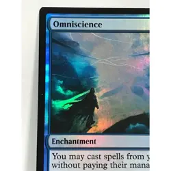 Mtg M19 English Version Foil All-KnowledgeOmniscience - Image 2