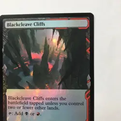Mtg Zne Expedition Box Topper Foil Black Cracked Cliff English Version - Image 3