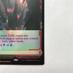 Mtg Zne Expedition Box Topper Foil Black Cracked Cliff English Version - Image 5
