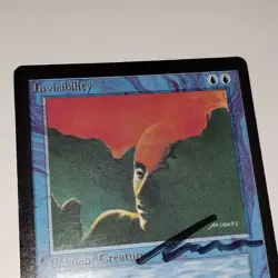 Mtg Leb Invisibility Signed English Version - Image 2