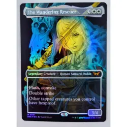 Mtg Wandering Helper Borderless Foil English Version - Image 1