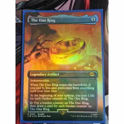Mtg One Ring Borderless Foil English Version - Image 1