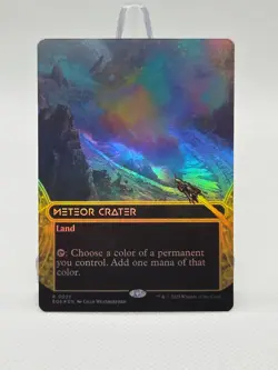 MTG Edge Of Eternities Meteor Crater Borderless (Foil) - Image 1