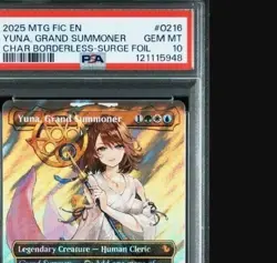 PSA10 Yuna the Arch Summoner Surge Foil English MTG Final Fantasy Crossover - Image 3