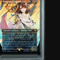 PSA10 Yuna the Arch Summoner Surge Foil English MTG Final Fantasy Crossover - Image 5