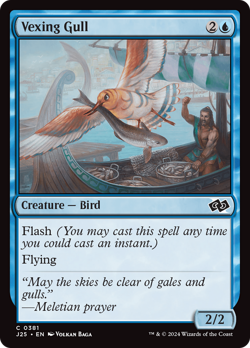 Vexing Gull #381 | Near Mint | Foundations Jumpstart Magic MTG - Image 1