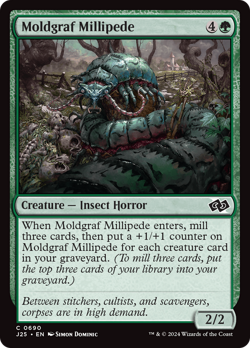 Moldgraf Millipede #690 | Near Mint | Foundations Jumpstart Magic MTG - Image 1