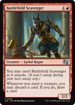 Battlefield Scavenger #520 | Near Mint | Foundations Jumpstart Magic MTG - Image 1