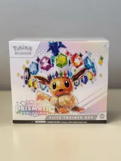 New Pokemon TCG Scarlet Violet Prismatic Evolutions Elite Trainer Box ETB Sealed - Image 1