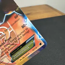 2013 Heatran EX 13/116 Ultra Rare Pokemon Plasma Freeze Team Plasma LP - Image 5