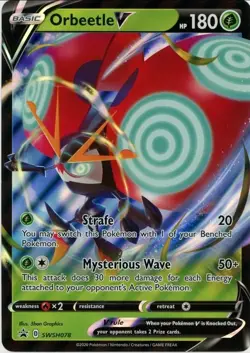 Pokemon TCG Orbeetle V (OVERSIZED) SWSH078 Jumbo Cards Holo - Image 1