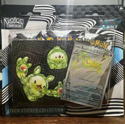 Pokemon SV 10.5 Black Bolt 3-Pack Tech Sticker Collection - Image 1