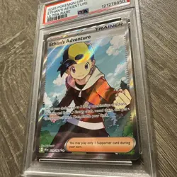 2025 POKEMON DRI EN-DESTINED RIVALS ULTRA RARE #221 ETHAN'S ADVENTURE PSA 10 - Image 2