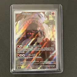 Torkoal 172/167 Sv06: Twilight Masquerade Illustration Rare Full Art Pokemon TCG - Image 1