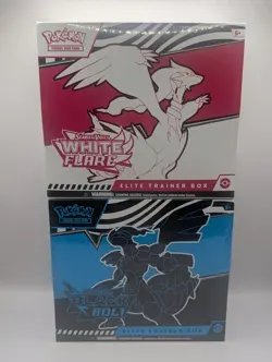 Pokemon TCG Black Bolt and White Flare Elite Trainer Box (ETB) - Factory Sealed - Image 1