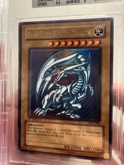 BGS 9 1st Edition Blue-Eyes White Dragon SDK 001 2002 Yugioh Kaiba Deck English - Image 5