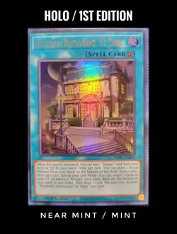 Yugioh Nouvelles Restaurant "At Table" WISU-EN035 1st Edition Ultra Rare NM FOIL - Image 1