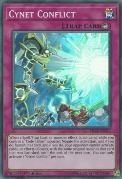 Yugioh - Cynet Conflict (Super Rare) (1st Edition) - FIGA-EN042 P - Image 1