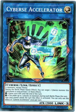 Yugioh - Cyberse Accelerator (Super Rare) (Limited Edition) - IGAS-ENSE1 P - Image 1