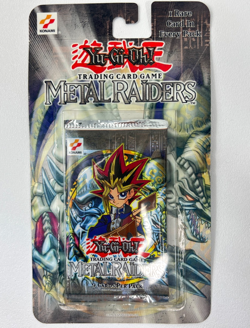 2002 YUGIOH METAL RAIDERS BLISTER PACK FACTORY SEALED VINTAGE - Image 1