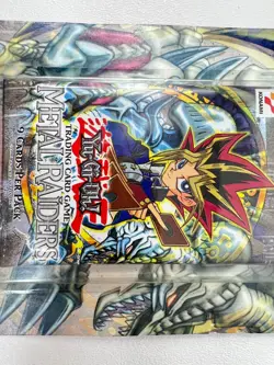 2002 YUGIOH METAL RAIDERS BLISTER PACK FACTORY SEALED VINTAGE - Image 3