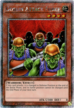 YuGiOh! Goblin Attack Force - RA03-EN101 - Platinum Secret Rare 1st Edition NM/M - Image 1